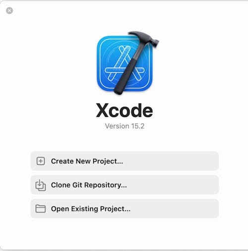 Xcodeのプロジェクト作成画面